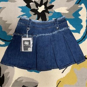 NWT Cute Denim Skirt Yesstyle